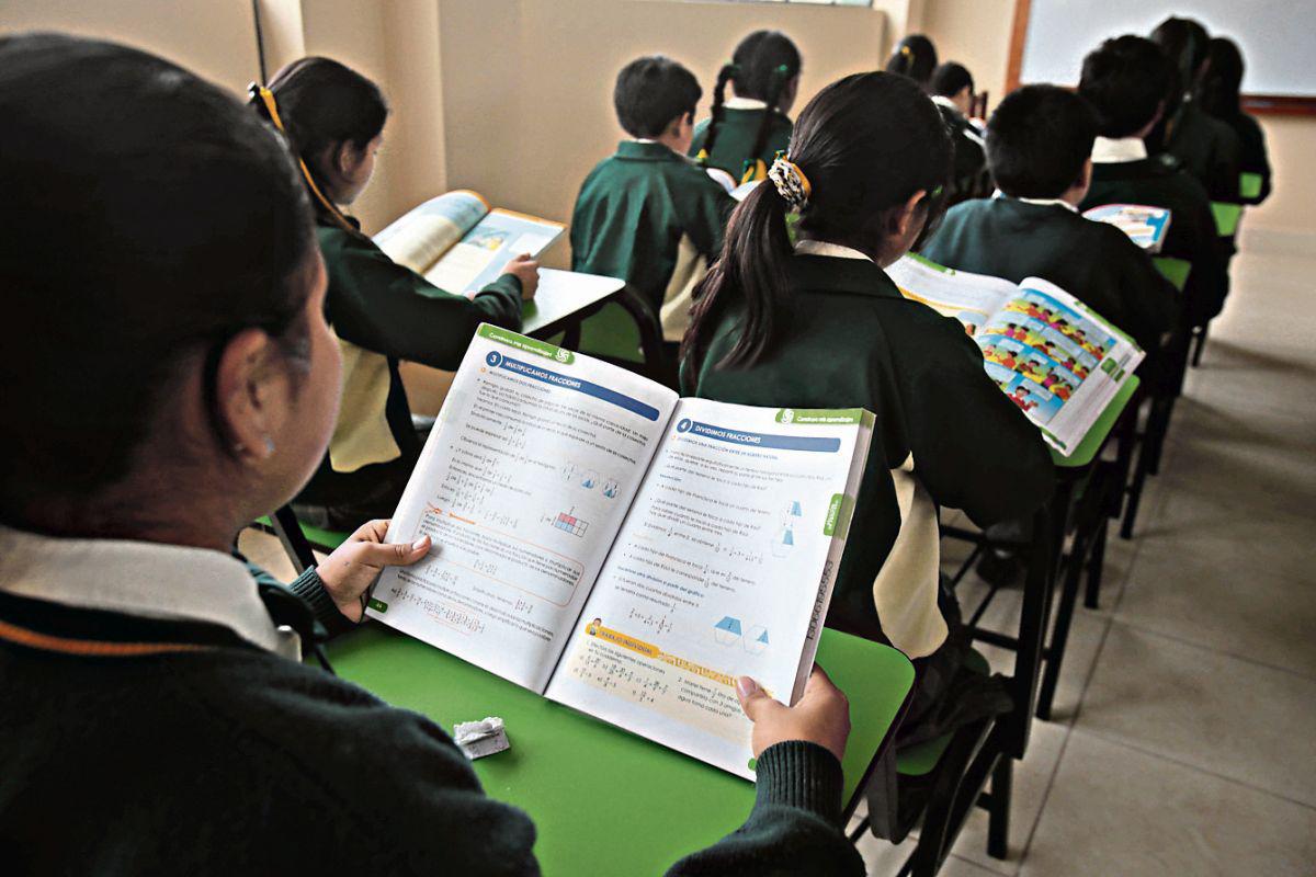 Detalle. De los 8.5 millones de estudiantes, 6.2 millones están en colegios estatales. (Foto: GEC)