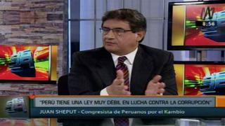 Juan Sheput: “Comisión de Presupuesto cometió una gran patinada”