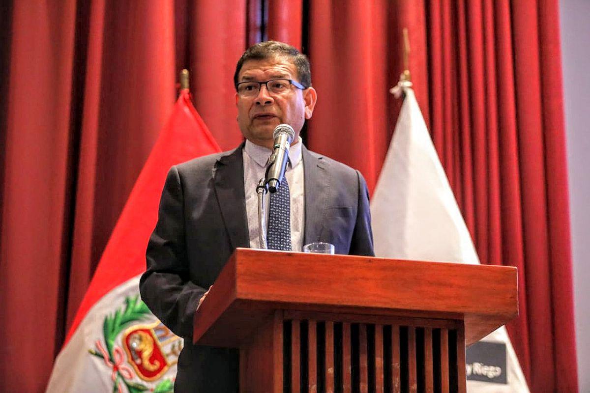 El ministro de Agricultura y Riego, Jorge Montenegro, participó en el cierre de mesas técnicas del sector agrario. (Foto: GEC)