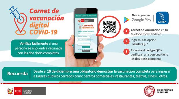 How to access my vaccination card in 2022 Peru COVID
