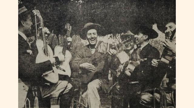 3. El 30 de setiembre de 1941, Disney visitó Chile para una misión "artística y de buena vecindad" del gobierno de Estados Unidos, a pocos días de que comience la II Guerra Mundial. (Foto: centenariochile.blogspot)