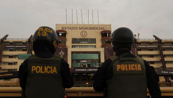 Esta madrugada, unos sujetos ingresaron al Estadio Monumental sin autorización. (Foto: GEC)