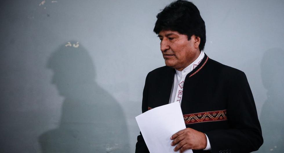 El expresidente de Bolivia, Evo Morales, durante una rueda de prensa el martes en la Ciudad de Buenos Aires. (Foto: EFE)