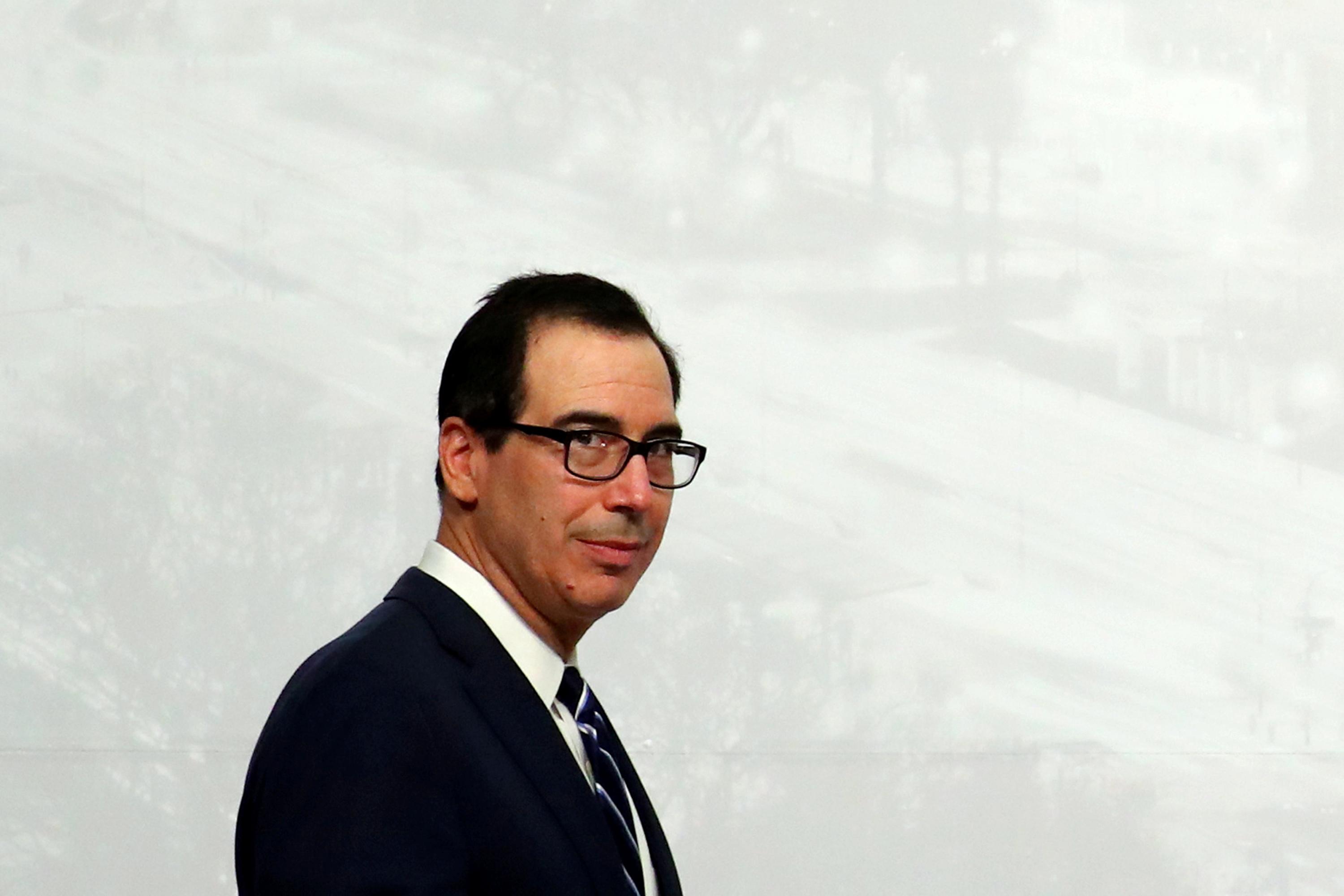 Steven Mnuchin, secretario del Tesoro de Estados Unidos. (Foto: Reuters)