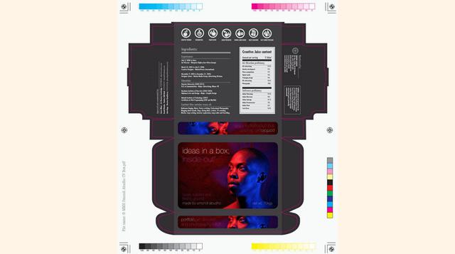 Omondi Abudho diseñó un CV que forma una caja. Abudho es un director de arte y fotógrafo de Kenia que es conocido por su trabajo fotográfico, pero también ha sido reconocido por su creativa hoja de vida.