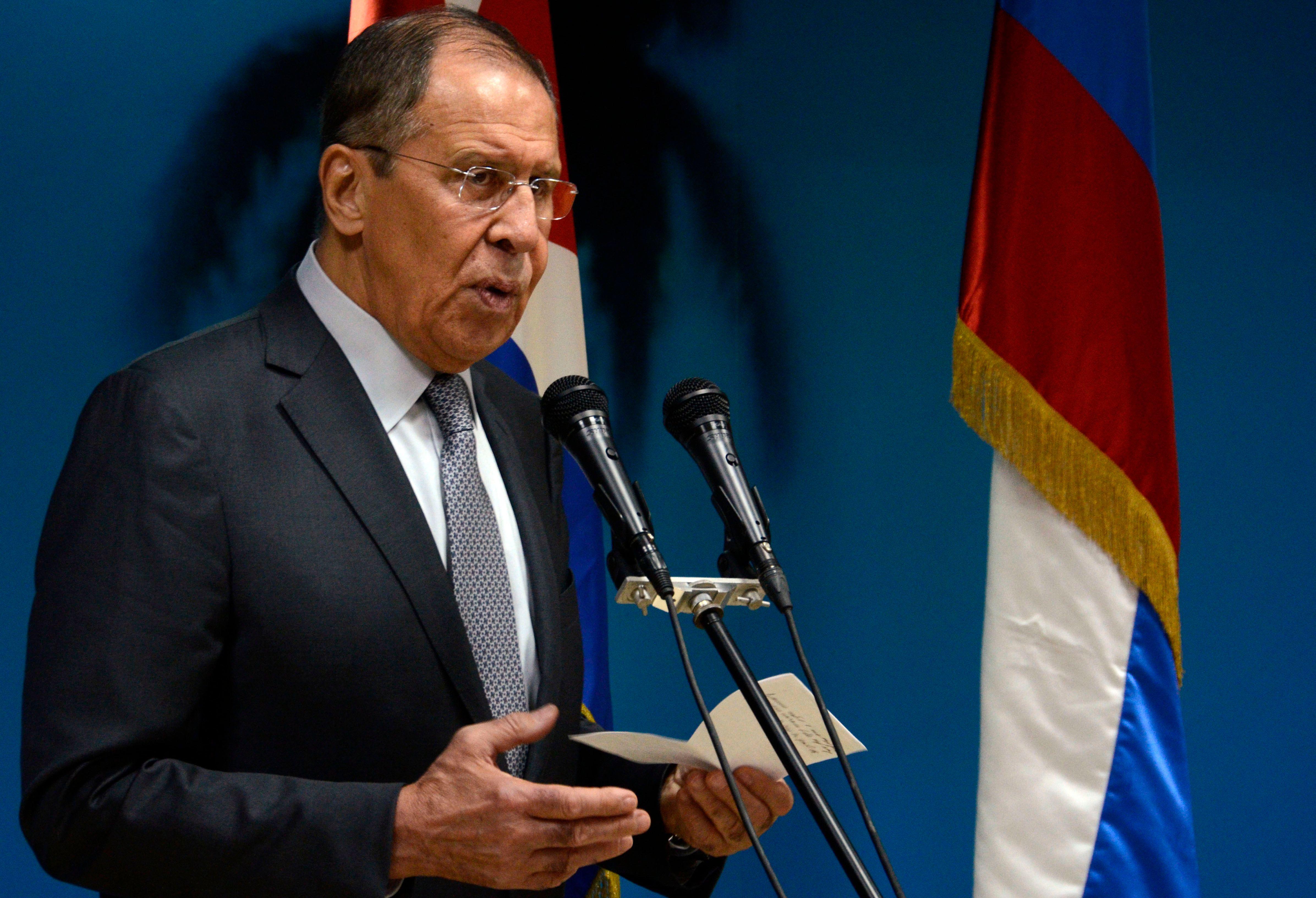 Serguéi Lavrov, ministro de Relaciones Exteriores de Rusia. (Foto: AFP)