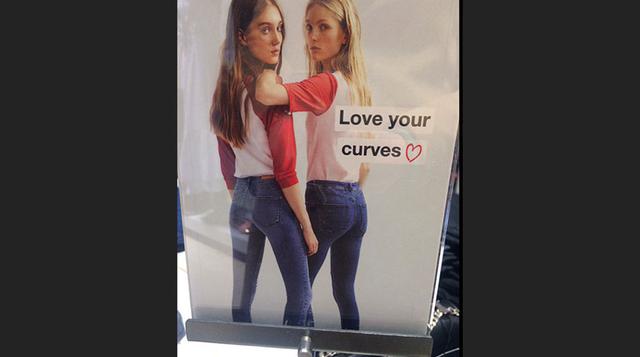 "Zara, tienes que estar bromeando", fue lo que escribió la presentadora de radio irlandesa Muireann O´Connell cuando compartió en su cuenta de Twitter una foto de la nueva campaña de Zara: "Love your curves" ("ama tus curvas"