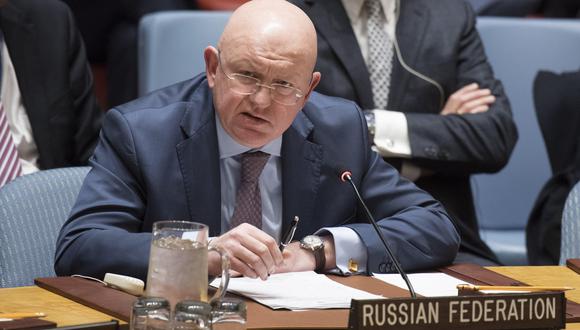 La información la adelantó el embajador ruso ante la ONU, Vasili Nebenzia. (Foto: AP).