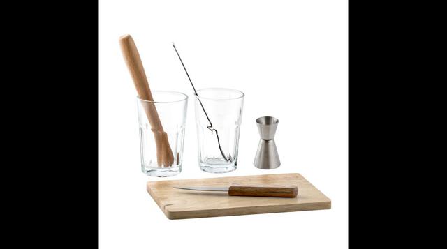 Set de preparación de cócteles. Precio: S/69.90  en Casaideas. (Foto: Casaideas)