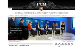 Nueva web de la PCM da acceso a lista de personas impedidas de contratar con el Estado