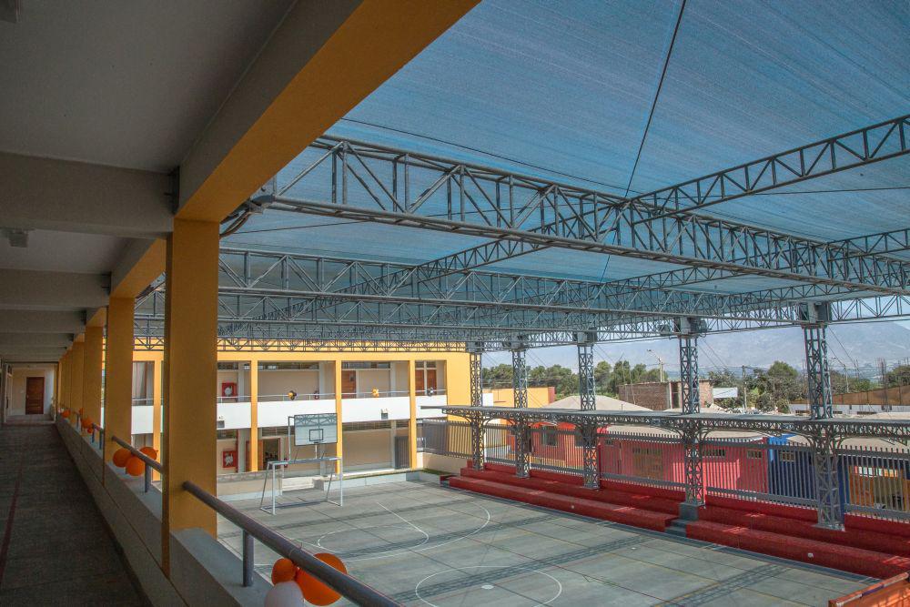 La I.E. San Idelfonso fue construido por Ferreyros con una inversión de más de S/ 5 millones, a través de la modalidad de OxI. (Foto: Difusión)