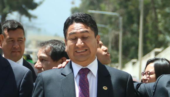 Vladimir Cerrón se refirió a la votación dividida en la bancada de Perú Libre sobre el voto de confianza solicitado por la primera ministra, Mirtha Vásquez. (Foto: GEC)