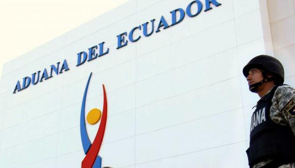 Servicio Nacional de Aduanas de Ecuador. (Foto: Andes)