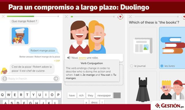 Por qué nos gusta: con Duolingo usted tiene la libertad de aprender una de 23 lenguas a su propio ritmo, aunque esto signifique dedicar varias horas al día, por ejemplo, al italiano. Tiene, además, un estilo de enseñanza holístico: usted aprende vocabular