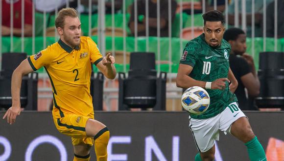 Emiratos Árabes Unidos y Australia definen cuál será el adversario de Perú. “Socceroos” llegan con bajas, pero son favoritos según apuestas. Foto: Selección de Arabia Saudita.