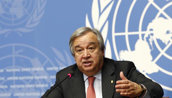 Antonio Guterres, jefe de la ONU.