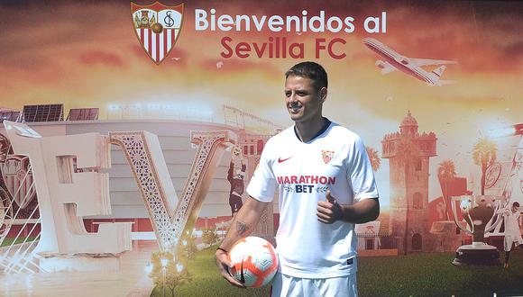 El 'Chicharito' Hernández jugará en Sevilla con un sueldo bajo. (Foto: AFP)