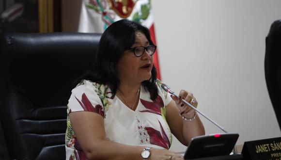 Janet Sánchez dijo no desesperarse por postular a la vicepresidencia o presidencia de la Mesa Directiva. (Foto: GEC)
