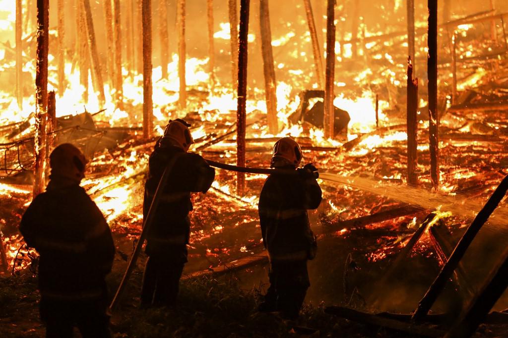 Incendio en Manaus, estado de Amazonas, Brasil, en diciembre del 2018. (Foto referencial: AFP)