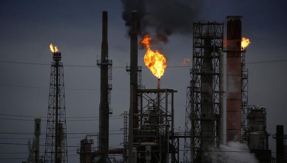 La contabilidad selectiva ayuda a pulir las declaraciones de bajas emisiones de carbono en nombre de la petrolera saudí, que se han convertido en una parte clave de la identidad corporativa de Aramco. Photographer: Luke Sharrett/Bloomberg
