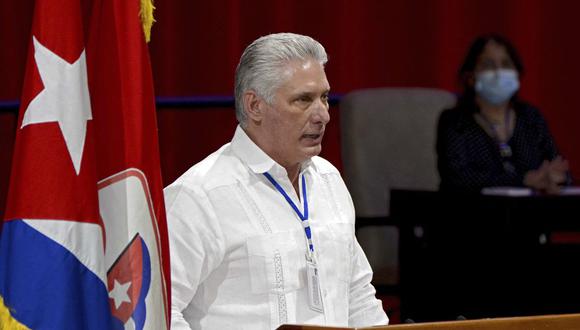 Miguel Díaz-Canel, presidente de Cuba. (Foto: AFP).