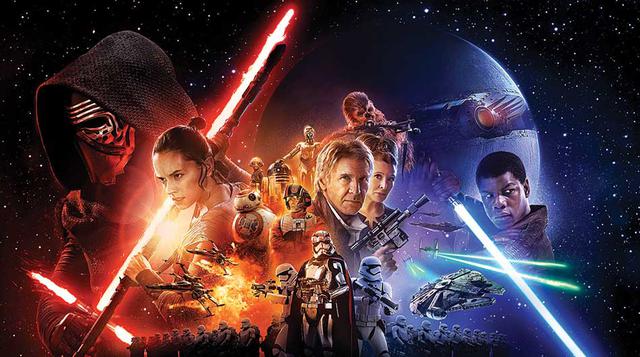04. Star Wars The Force Awakens. El episodio VII de la saga de Star Wars se estrenó en diciembre de 2015 y los cinéfilos del mundo tuvieron todo el 2016 para descargarla. No extraña que se ubique en el cuarto lugar. (Foto:IMDB)