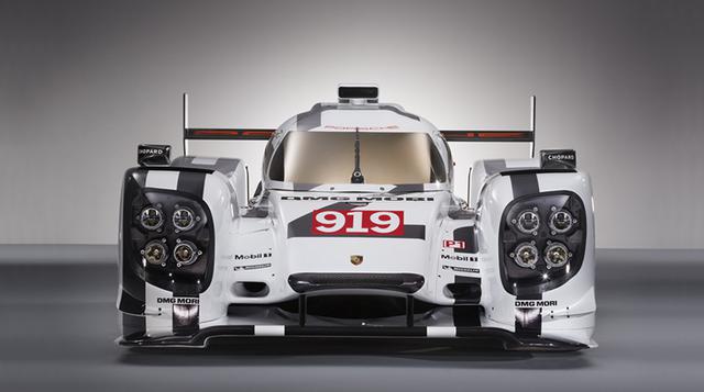 Porsche 919 Hybrid. Los prototipos híbridos conforman la categoría principal de esta competencia. Porsche regresa este año a Le Mans con este V4 turboalimentado que trabaja junto a dos motores eléctricos. (Foto: motor.es)