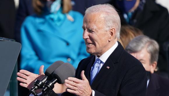 Joe Biden juró como presidente de Estados Unidos. (Foto: Reuters)