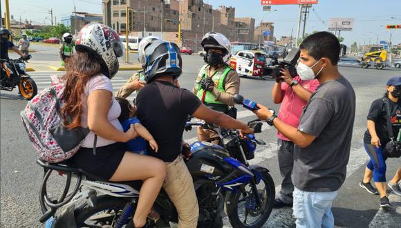 Ejecutivo plantea proyecto de ley para prohibir motos con dos pasajeros a fin de reducir robos. Foto: GEC