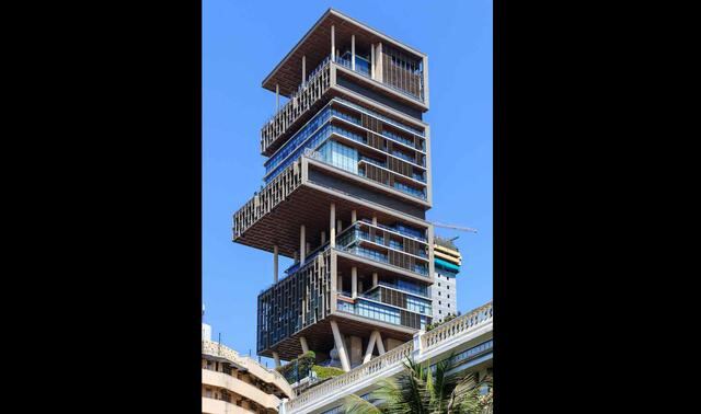 6. Vivir en Antilla , Mumbai por US$ 1 mil millones.