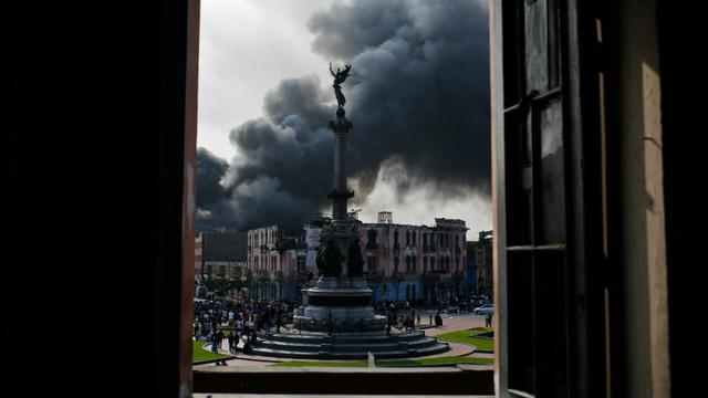 "Los responsables no tenían derechos a continuar laborando; han tomado a trabajadores y los han encerrado. Esto es un hecho criminal", expresó el presidente. (Foto: USI).