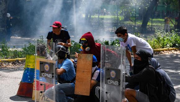 Bajo el lema "Toda Venezuela despierta", los opositores se reunían en al menos otros cinco puntos de la ciudad. (Foto: AFP)