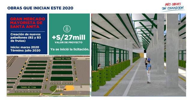 FOTO 14 | Obras 2020: Gran mercado mayorista de Santa Anita.