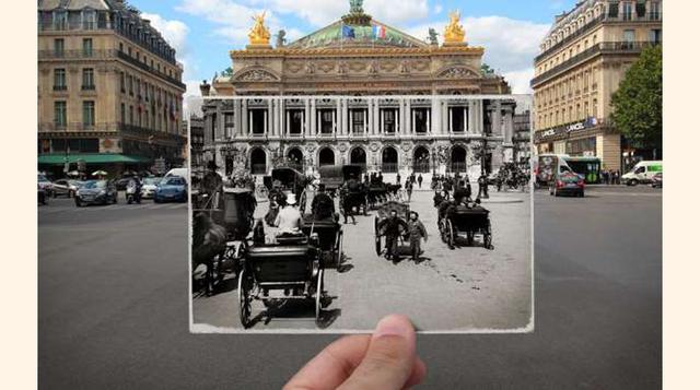 LA PLAZA DE LA ÓPERA EN 1900