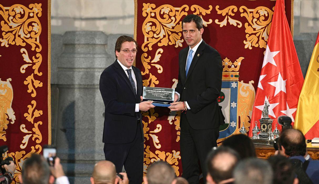 El presidente encargado de Venezuela, Juan Guaidó, dio una gira en varios países de Europa para hablar de la crisis de su país.  (EFE).