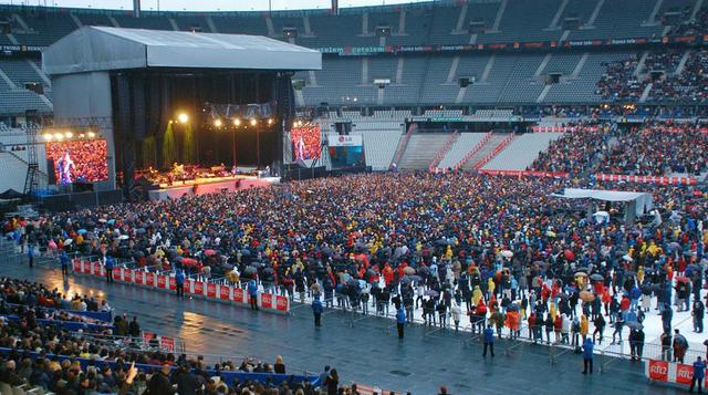 El estadio también es usado para conciertos y otros eventos. Esta imagen es del año 2003, durante la presentación de Bruce Springsteen (Foto: Facebook/Página oficial).