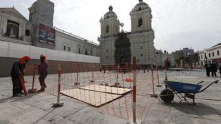 MML descarta daños en las catacumbas de la Iglesia de San Francisco tras hundimiento de camión en la plazuela 