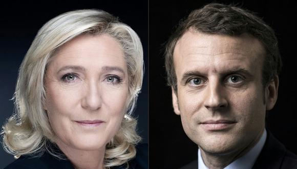 Emmanuel Macron no podrá optar a un tercer mandato consecutivo y Marine Le Pen ha dejado entrever que no volverá a presentarse a la presidencia de Francia. (Foto: Eric Feferberg, Joel Saget / AFP)