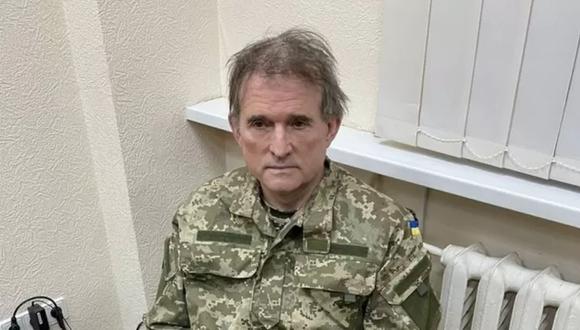 Medvedchuk fue detenido el martes en un operativo especial realizado por el servicio de seguridad de Ucrania (SBU). (Foto: Presidencia de Ucrania)