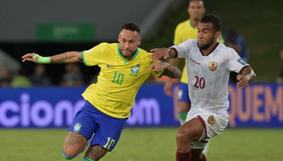 Brasil igualó 1-1 con Venezuela como local por las Eliminatorias Sudamericanas. | Foto:  AFP