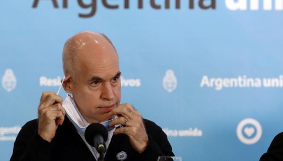 El Jefe de Gobierno de la Ciudad Autónoma de Buenos Aires, Horacio Rodríguez Larreta. (Foto: Alejandro PAGNI / AFP).