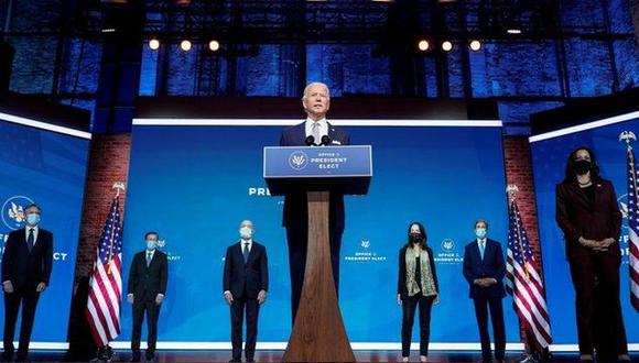 Biden presentó a Mayorkas y otros de nominados para cargos de su futuro gobierno. (Reuters).