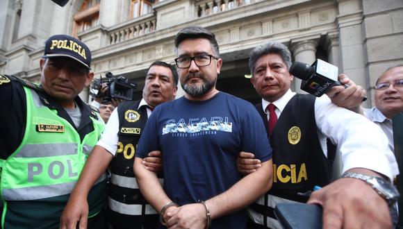 Exministro Geiner Alvarado cumplirá prisión preventiva en el penal Miguel Castro Castro. Foto: GEC