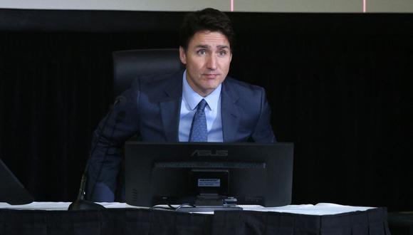 El primer ministro canadiense, Justin Trudeau, testifica ante la investigación pública de la Comisión de Emergencia del Orden Público el 25 de noviembre de 2022 en Ottawa. (Foto: Dave Chan | AFP)