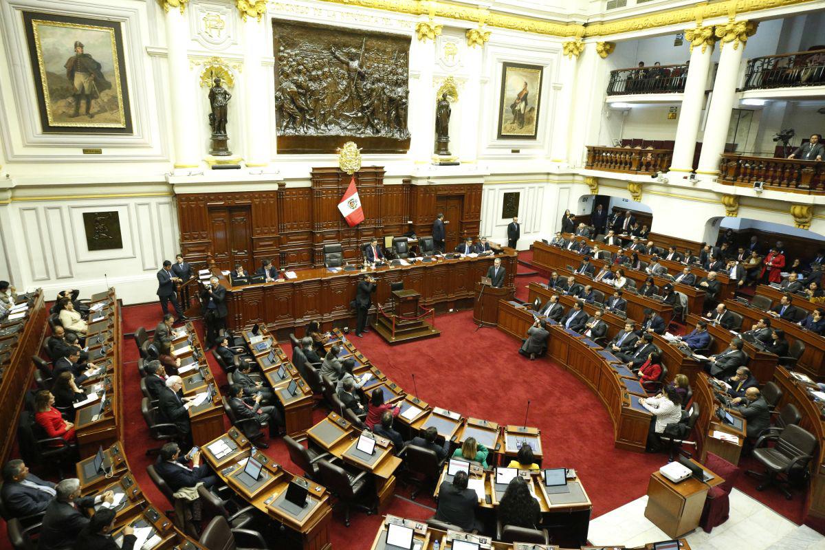 Congreso de la República. Debate de la cuestión de confianza. (Foto: PCM)