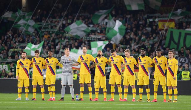 FC Barcelona con 21 Jugadores en el plantel cuesta 1145.38 Millones de dólares (Foto: AFP)