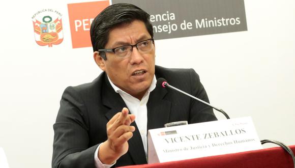 Vicente Zeballos, presidente del Consejo de Ministros. (Foto: Diana Chávez | GEC)