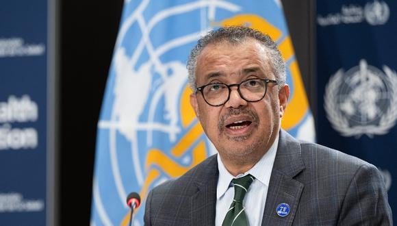 Tedros Adhanom Ghebreyesus, director general de la Organización Mundial de la Salud (OMS). (Foto: AFP)