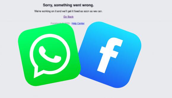 Hoy se registró una caída masiva de WhatsApp, Facebook o Instagram. (Foto: Composición)