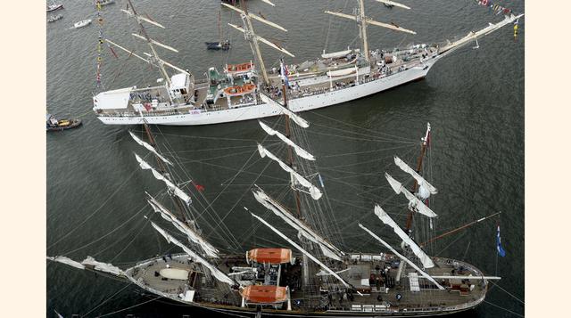 La primera edición del SAIL Ámsterdam se celebró en 1975, como parte de las celebraciones por el 700 aniversario de la ciudad. (Foto: Reuters)